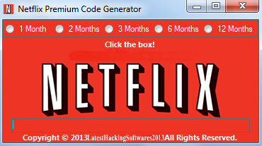 Netflix Code Generator Free Download